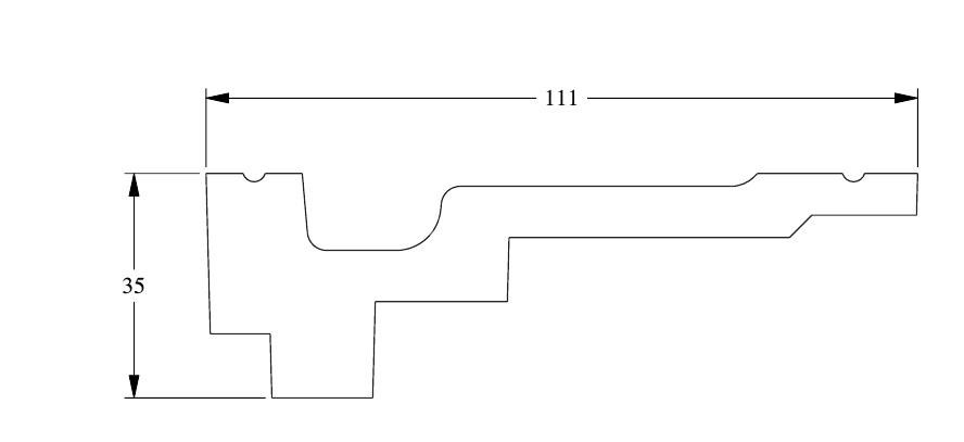 Заказать Потолочный плинтус Orac Decor Purotouch C355 2 м 