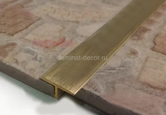 Заказать латунный Т-профиль 26мм 2,7м PCROS 269 Progress PCROS 269 латунь шлифованная 2,7 м