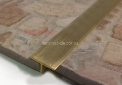 латунный Т-профиль 26мм 2,7м PCROS 269 Progress PCROS 269 латунь шлифованная 2,7 м