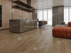 Каменно-полимерный ламинат SPC Alpine Floor Grand Sequoia Village ECO 11-1907 Вайпуа замок 4V-Groove фаска 1220х125х4 мм 43 класс упаковка 1.525 м2 12.5 кг