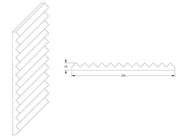 Заказать Стеновая панель декоративная 3D Orac Decor Purotouch W108 2000х250 мм 