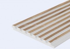 Стеновая панель Hiwood LV129 BR417N под дерево 120х12 мм 2,7 м