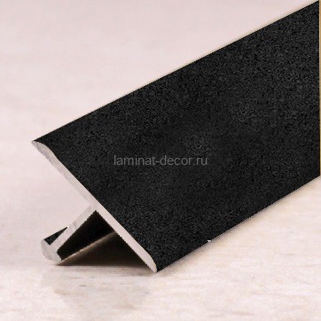 Заказать Алюминиевый Т-профиль 18 мм ПТ-18 Черный муар 2,7 м 