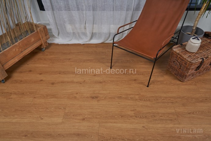 Заказать Виниловый ламинат замковый Vinilam Cork 10080V дуб мейс 7 мм с пробковой подложкой 