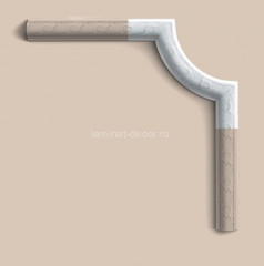 Угловой элемент для молдинга Orac Decor Duropolymer P101A 245х245 мм