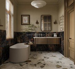 Каменно-полимерный ламинат SPC Alpine Floor Tulesna Stone 1009-11 Graviton 34 класс 608х304х4 мм замок 4V-Groove крашенная фаска упаковка 2.23 м2