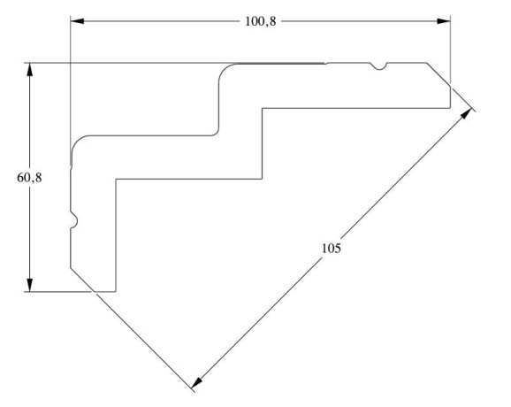 Заказать Потолочный плинтус Orac Decor Purotouch C390 2 м 
