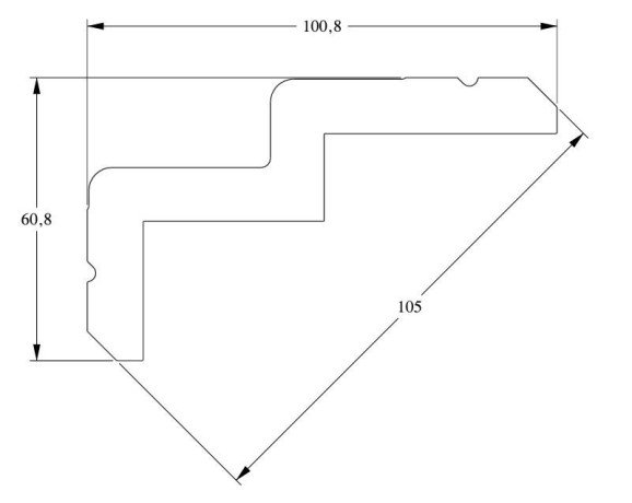 Заказать Потолочный плинтус Orac Decor Purotouch C390 2 м 