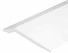 Стеновая панель 116х17,5 мм Hiwood LV141 NP белый 2,7м