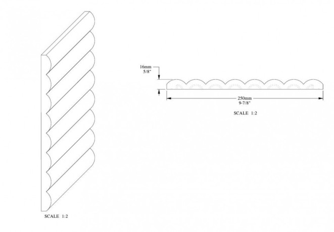 Заказать Декоративная панель 3D для отделки стен Orac Decor W110-2600 250х2600 мм белая из полиуретана 