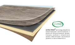 Виниловый ламинат замковый Vinilam Cork 10099V дуб батис 7 мм с пробковой подложкой