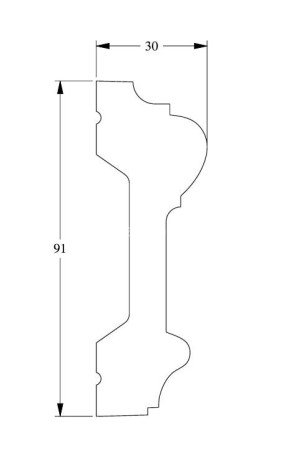 Заказать Молдинг гибкий Orac Decor Purotouch Flex P9010F 2 м