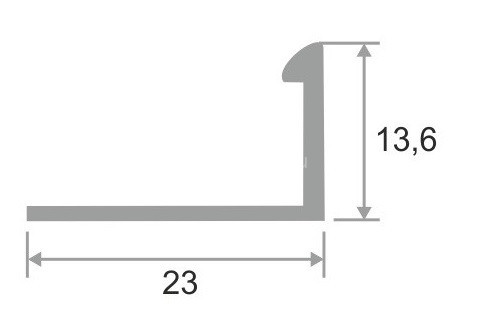 Заказать Латунный L-профиль 12 ЛПО-Г12 старая бронза 2,7 м 