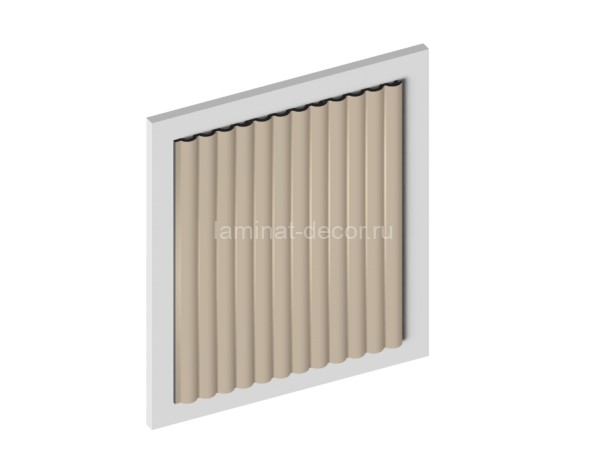 Заказать Отделочная панель стеновая HiWood LV140 BR432 12х120 мм бежевая 2,7 м 