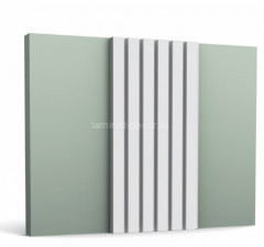 Декоративная панель 3D для отделки стен Orac Decor W111-2600 250х2600 мм белая из полиуретана