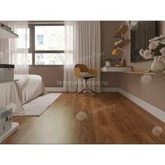 Каменно-полимерный ламинат SPC Alpine Floor NUT ECO 22-2 Маррон замок 4V-Groove фаска 1220х183х4 мм 43 класс упаковка 2.232 м2 18 кг