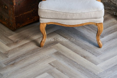 Виниловый ламинат замковый Vinilam Parquet Herringbone IS11122 паркет эрмитаж 6,5 мм (интегрированная подложка)