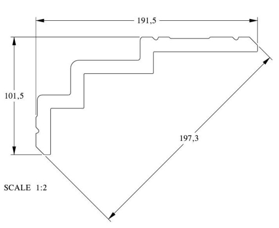 Заказать Потолочный плинтус Orac Decor Purotouch C392 2 м 