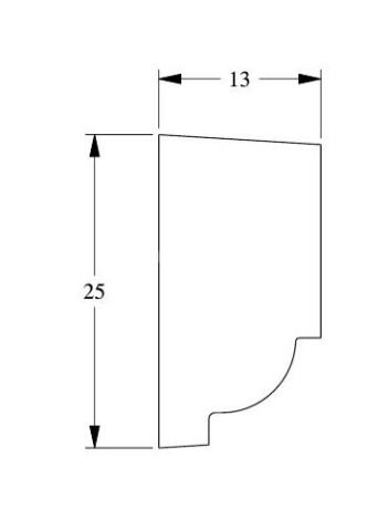 Заказать Молдинг гибкий Orac Decor Purotouch Flex P9050F 2 м
