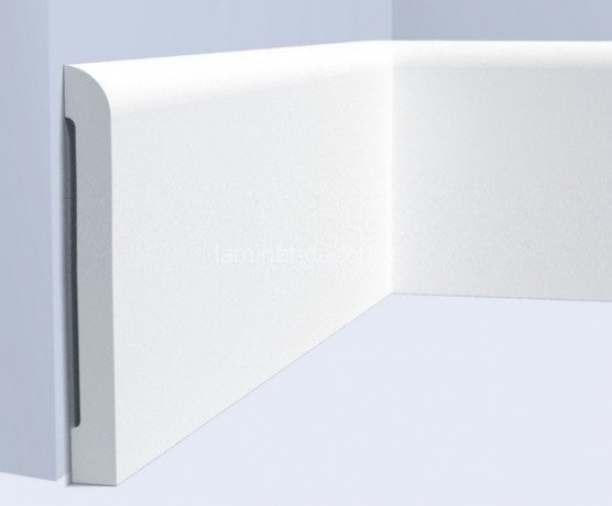 Заказать Напольный плинтус 125х14 мм Hiwood BE125 белый 2 м 