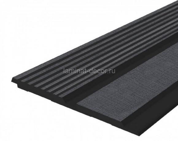 Заказать Стеновая панель 120х12 мм Hiwood LV123 BK114K черный 2,7м 
