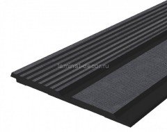 Стеновая панель 120х12 мм Hiwood LV123 BK114K черный 2,7м