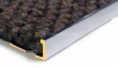 Заказать Латунный L-профиль 12 ЛПО-Г12 хром полированный 2,7 м