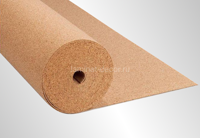 Заказать Подложка пробковая Cork Underlayment 3 мм (10000x1000x3) 10м2 