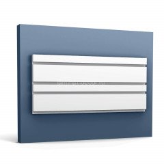 Декоративная стеновая панель Orac Decor 3D W119 белый полиуретан 200x25x2 см