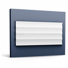 Декоративная панель 3D для отделки стен Orac Decor W114-2600 250х2600 мм белая из полиуретана
