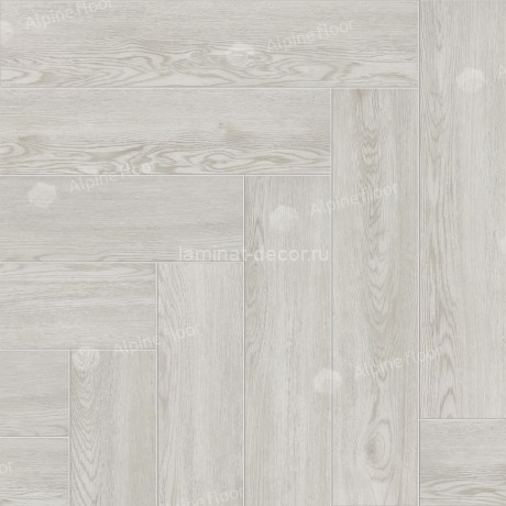 Заказать Каменно-полимерный ламинат SPC Alpine Floor Light Parquet ECO 13-4 Дуб Арктик замок 4V-Groove фаска 600х125х4 мм 43 класс упаковка 1.95 м2 16 кг 