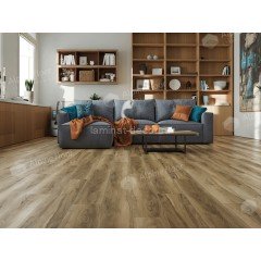 Каменно-полимерный ламинат SPC Alpine Floor NUT ECO 22-3 Ногал замок 4V-Groove фаска 1220х183х4 мм 43 класс упаковка 2.232 м2 18 кг