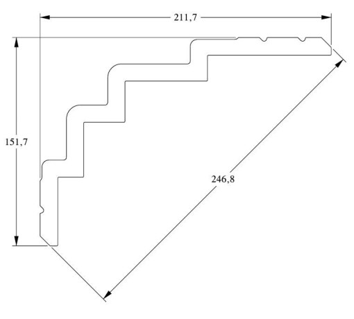 Заказать Потолочный плинтус Orac Decor Purotouch C393 2 м 