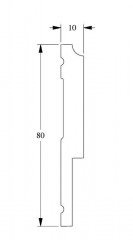 Молдинг гибкий Orac Decor Purotouch Flex P9900F 2 м