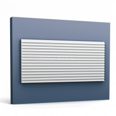 Декоративная панель 3D для отделки стен Orac Decor WX205-3000 250х3000 мм белая из полиуретана
