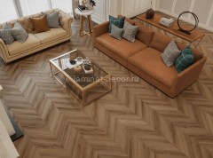 Каменно-полимерный ламинат SPC Alpine Floor Tulesna Art Chevron 1011-4 Eterno 34 класс 600х127х5 мм замок 4V-Groove крашенная фаска упаковка 1.676 м2