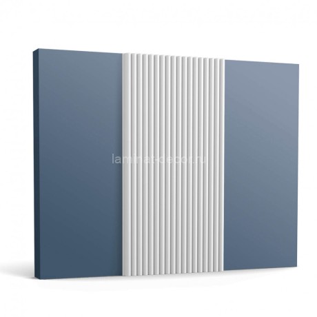 Заказать Декоративная панель 3D для отделки стен Orac Decor WX210-3000 255х3000 мм белая из полиуретана