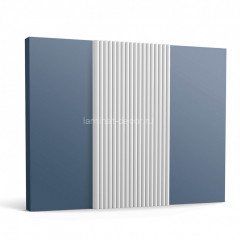 Декоративная панель 3D для отделки стен Orac Decor WX210-3000 255х3000 мм белая из полиуретана