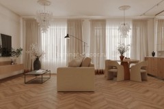 Каменно-полимерный ламинат SPC Alpine Floor Tulesna Art Chevron 1011-5 Unico 34 класс 600х127х5 мм замок 4V-Groove крашенная фаска упаковка 1.676 м2