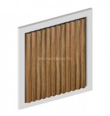 Отделочная панель стеновая HiWood LV140 BR495 12х120 мм под дерево 2,7 м