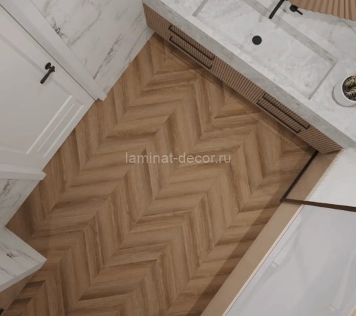 Заказать Каменно-полимерный ламинат SPC Alpine Floor Tulesna Art Chevron 1011-6 Segreto 34 класс 600х127х5 мм замок 4V-Groove крашенная фаска упаковка 1.676 м2 