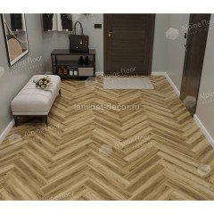 Каменно-полимерный ламинат SPC Alpine Floor NUT ECO 22-6 Акорн замок 4V-Groove фаска 600х125х4 мм 43 класс упаковка 1.95 м2 16 кг