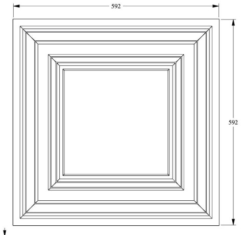 Заказать Панель декоративная Orac Decor Purotouch F30 595х595 мм