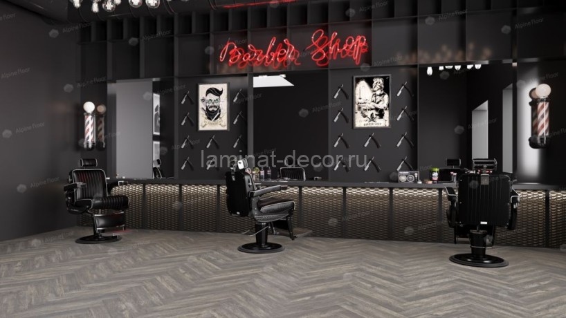 Заказать Каменно-полимерный ламинат SPC Alpine Floor Light Parquet ECO 13-8 Венге Грей замок 4V-Groove фаска 600х125х4 мм 43 класс упаковка 1.95 м2 16 кг 