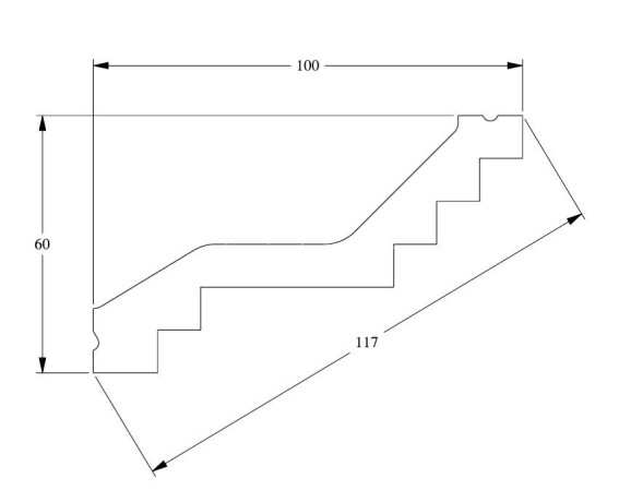 Заказать Потолочный плинтус Orac Decor Purotouch C400 2 м 