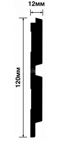 Заказать Стеновая панель 120х12 мм Hiwood LV123N BR395K под дерево 2,7м