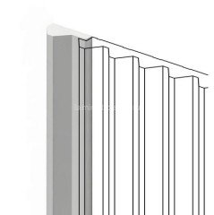 Финишный молдинг 24,1х12 мм Hiwood LF136A NP белый 2,7м