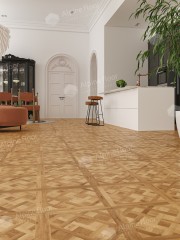 Каменно-полимерный ламинат SPC Alpine Floor PARQUET SIROCCO ECO 25-2 Лувр замок микро фаска 595х595х6х6 мм упаковка 1.7701 м2 22 кг