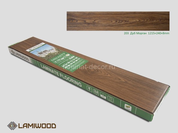 Заказать Ламинат HDF Lamiwood Dinasty 203 Дуб Морган 