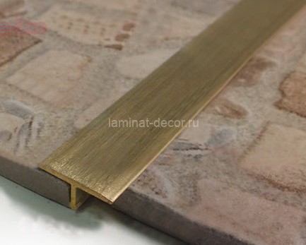 Заказать Латунный Т-профиль для плитки и стен Progress PCROS 209 латунь шлифованная 2,7 мм